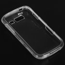 Hard Plastic Snap On Cover Case for Samsung Galaxy S Blaze 4G - Clear
