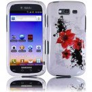 Hard Plastic Snap-On Design Cover Case for Samsung Galaxy S Blaze 4G - Red Lily