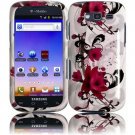 Hard Plastic Snap-On Design Cover Case for Samsung Galaxy S Blaze 4G - Purple Lily