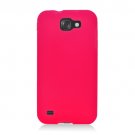 Soft Silicone Skin Cover Case for Samsung Galaxy S II Skyrocket HD i757 (AT&T) - Red