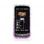 Hard Plastic Bling Diamond Snap On Cover Case for HTC One S/Ville (T-Mobile) - Purple Waterfall