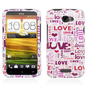 Hard Plastic 2-Piece (Snap On) Design Case for HTC One X/Elite (AT&T) - I Love You