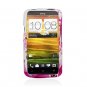 Hard Plastic 2-Piece (Snap On) Design Case for HTC One X/Elite (AT&T) - Hearts and Butterfly