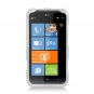 Hard Plastic Rubberized Snap On Cover Case for HTC Titan II (AT&T) - White
