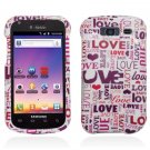 Hard Plastic Snap-On Design Cover Case for Samsung Galaxy S Blaze 4G - I Love You