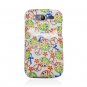 Hard Plastic Snap-On Design Cover Case for Samsung Galaxy S Blaze 4G - Rainbow Peace Signs