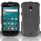 Hard Plastic Snap On Rubberized Design Case for Samsung Galaxy S Aviator - Carbon Fiber