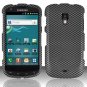 Hard Plastic Snap On Rubberized Design Case for Samsung Galaxy S Aviator - Carbon Fiber