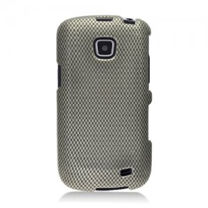 Hard Plastic Snap On Rubberized Design Case for Samsung illusion i110 (Verizon) - Carbon Fiber
