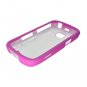 Hard Plastic Snap On Rubberized Case Cover for Samsung illusion i110 (Verizon) - Hot Pink