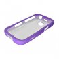 Hard Plastic Snap On Rubberized Case Cover for Samsung illusion i110 (Verizon) - Purple