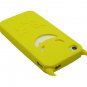 Soft Silicone Skin Cover Case for Apple iPhone 4/4S - Yellow Devil
