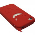 Soft Silicone Skin Cover Case for Apple iPhone 4/4S - Red Devil
