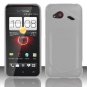 Soft TPU Gel with Matte Finish Skin Case Cover for HTC Droid Incredible 4G (Verizon) - Clear