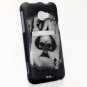 Hard Plastic Rubberized Snap On Design Case for HTC Evo 4G LTE (Sprint) - Ace of Spade Skull