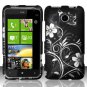 Hard Plastic Rubberized Snap On Design Case for HTC Titan II (AT&T) - Midnight Garden