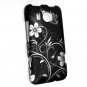 Hard Plastic Rubberized Snap On Design Case for HTC Titan II (AT&T) - Midnight Garden