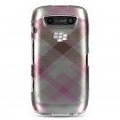 Hard Plastic Design Case for Blackberry Torch 9850/9860 - Pink Pastel