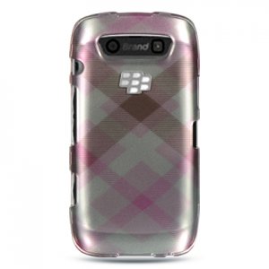 Hard Plastic Design Case for Blackberry Torch 9850/9860 - Pink Pastel