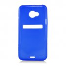 Soft TPU Gel Skin Cover Case for HTC Evo 4G LTE (Sprint) – Blue