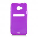 Soft TPU Gel Skin Cover Case for HTC Evo 4G LTE (Sprint) – Purple