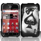 Hard Plastic Rubberized Design Case for LG Optimus Elite (Sprint/Virgin Mobile) – Spade Skull