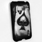 Hard Plastic Rubberized Design Case for LG Optimus Elite (Sprint/Virgin Mobile) &acirc;�� Spade Skull