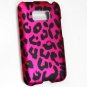 Hard Plastic Rubberized Design Case for LG Optimus Elite (Sprint/Virgin Mobile) &acirc;�� Hot Pink Leopard