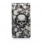 Hard Plastic 2-Piece Rubberized Snap On Design Case for LG Lucid 4G - White Skulls