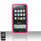Soft Silicone Skin Cover Case for Apple iPod Touch 4 – Hot Pink