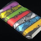 Hard Plastic Rubber Feel Design Case for Apple iPod Touch 4 - Abstract Art