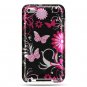 Hard Plastic Design Case for Apple iTouch 4 (4th Gen) – Pink Butterfly