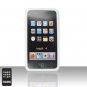 Hard Plastic Rubber Feel Back Cover Case for Apple iTouch 4 - White