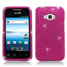 Hard Plastic Bling Design Case for LG Optimus Elite (Sprint/Virgin Mobile) – Hot Pink