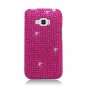 Hard Plastic Bling Design Case for LG Optimus Elite (Sprint/Virgin Mobile) &acirc;�� Hot Pink