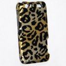 Hard Plastic Rubberized Design Case for Motorola Atrix 3 HD MB886 (AT&T) – Golden Cheetah