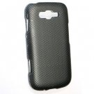 Hard Plastic Rubberized Snap On Design Case for Samsung Focus 2 i667 (AT&T) - Carbon Fiber
