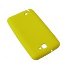 Soft Silicone Skin Cover Case for Samsung Galaxy Note i717/i9220 (AT&T) - Yellow
