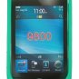 Hard Plastic Rubber Feel Case for Blackberry Torch 9800 - Turquoise