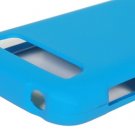 Hard Plastic Snap On Rubberized Cover Case for Samsung Galaxy S Blaze 4G - Cool Blue