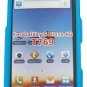 Hard Plastic Snap On Rubberized Cover Case for Samsung Galaxy S Blaze 4G - Cool Blue