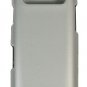 Hard Plastic Snap On Rubberized Cover Case for Samsung Galaxy S Blaze 4G - Silver