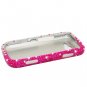 Hard Plastic Bling Rhinestone Design Case for Samsung Focus 2 i667 (AT&T) - Silver & Pink