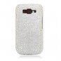 Hard Plastic Bling Rhinestone Design Case for Samsung Focus 2 i667 (AT&T) - Silver