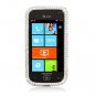 Hard Plastic Bling Rhinestone Design Case for Samsung Focus 2 i667 (AT&T) - Silver
