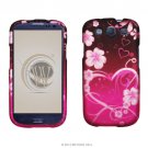 Hard Plastic Rubberized Design Case Cover for Samsung Galaxy S3 III – Lovely Heart