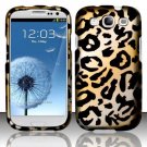 Hard Plastic Rubberized Design Case Cover for Samsung Galaxy S3 III – Golden Cheetah