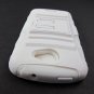 Armor Hybrid Hard Case with Kickstand Belt Clip Holster for HTC One S/Ville (T-Mobile) &acirc;�� White