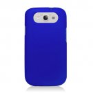 Hard Plastic Rubberized Snap On Case Cover for Samsung Galaxy S3 III – Blue