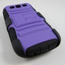 New Rugged Armor Hybrid Hard Case with Belt Clip Holster for Samsung Galaxy S3 III - Purple